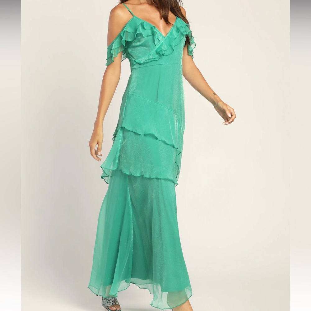 Lulus Radiant in Ruffles Maxi Dress - Picture 3 of 10